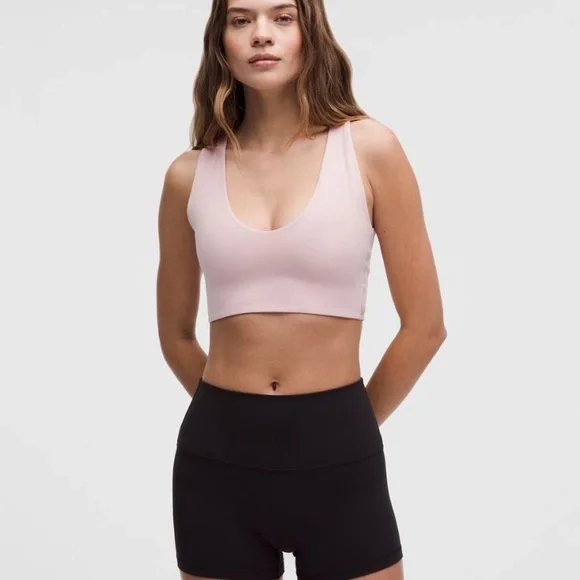 Lululemon Bend This Scoop reversible bra too. L/XL Teal Sleeveless Women's Top - Picture 11 of 15